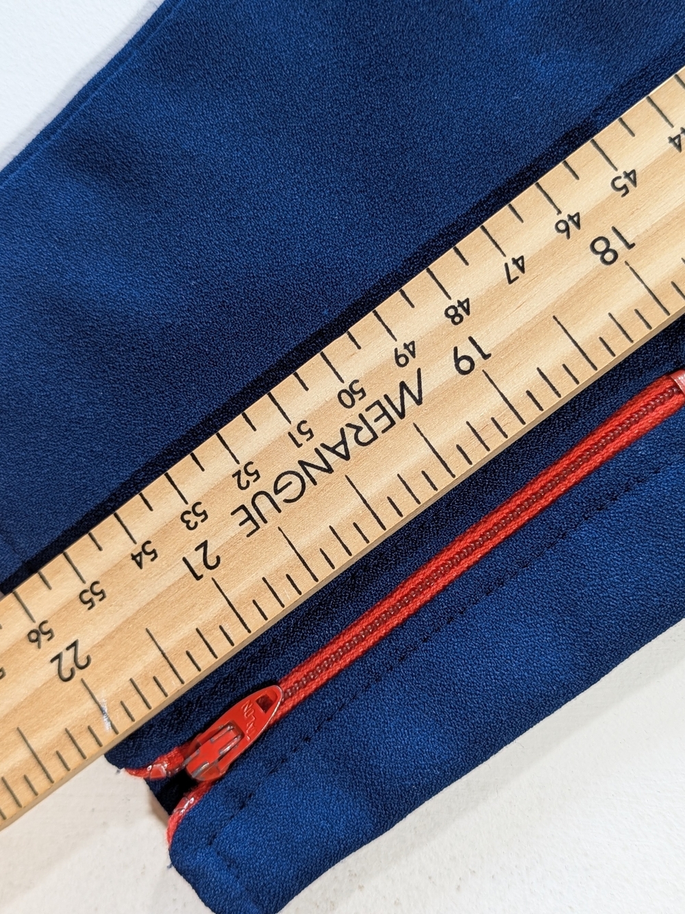 Vintage King James Utility Pocket Shirt Button Up Blue with Contrast Zip Accents - Picture 12 of 14